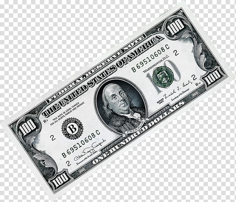 money cash currency dollar paper product, Banknote, Money Handling transparent background PNG clipart
