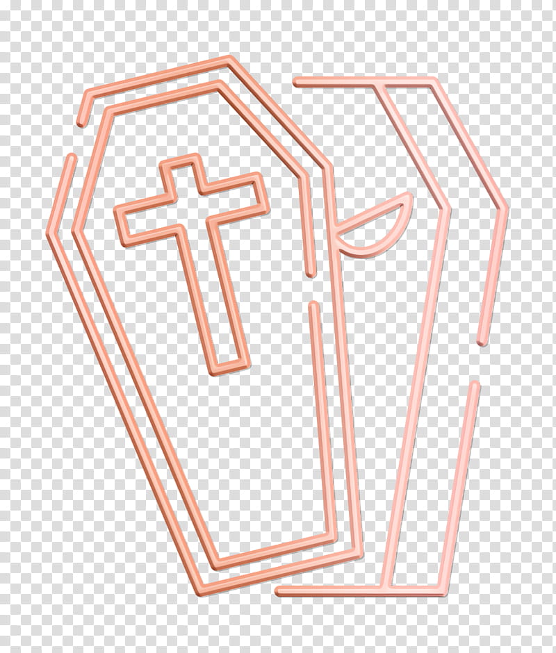 burial icon cemetery icon coffin icon, Death Icon, Funeral Icon, Grave Icon, Vampire Icon, Line, Logo, Symbol transparent background PNG clipart
