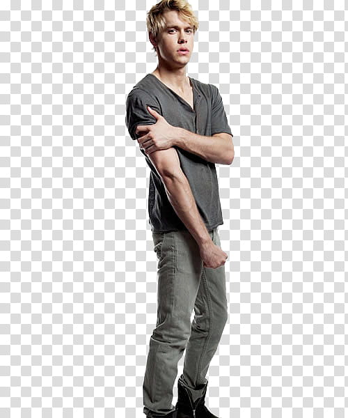 Chord Overstreet, men's gray dress shirt transparent background PNG clipart