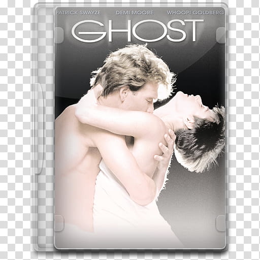 Movie Icon Mega , Ghost, Ghost DVD case transparent background PNG clipart