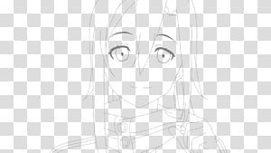 Kirito :GGO: Lineart transparent background PNG clipart thumbnail