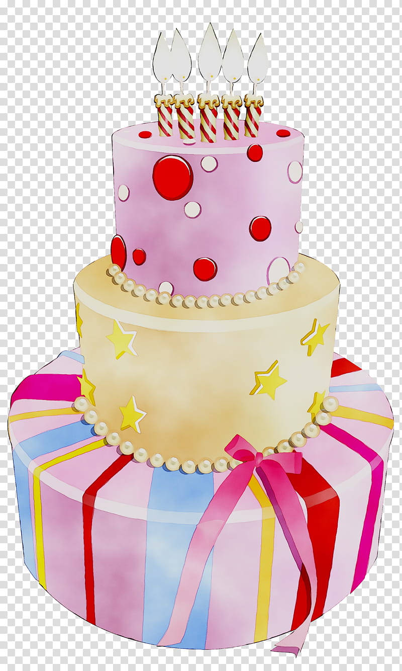 Pink Birthday Cake, Cake Decorating, Sugar Paste, Royal Icing, Birthday
, Buttercream, Fondant Icing, Wedding Ceremony Supply transparent background PNG clipart