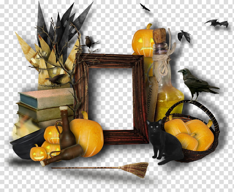 Halloween Food, Halloween , Frames, Witch, Jackolantern, Trickortreating, Haunted Attraction, Yellow transparent background PNG clipart