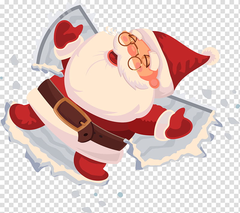 Santa Claus, Christmas Day, Snow Angel, Cartoon, Holiday, Christmas , Christmas Ornament, Food transparent background PNG clipart