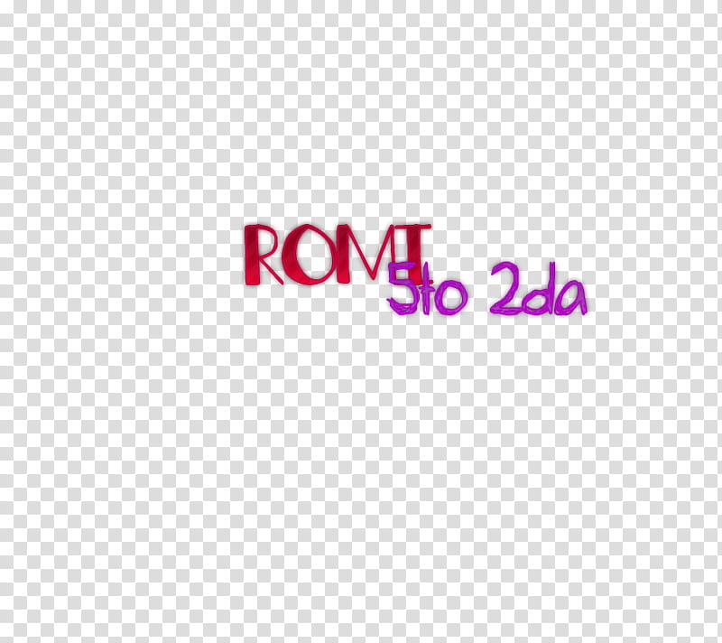Texto Romi  transparent background PNG clipart