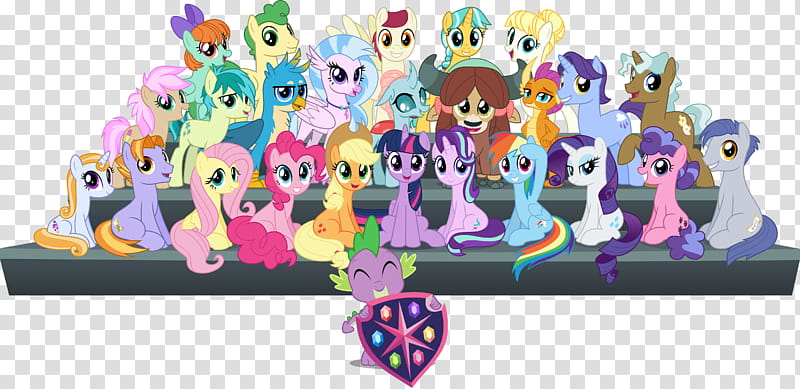MLP The Class of Friendship, My Little Pony characters illustration transparent background PNG clipart