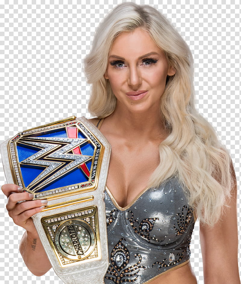 Charlotte Flair SDLIVE Women Champion  transparent background PNG clipart