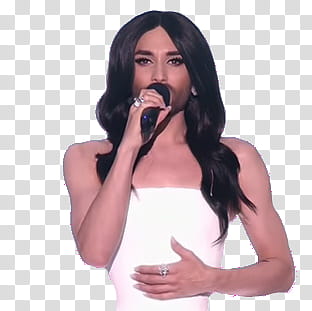 Conchita Wurst transparent background PNG clipart