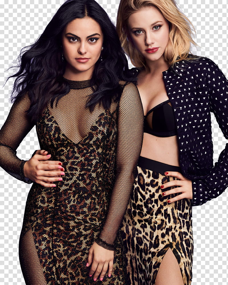 PACK  CAMILA MENDES Y LILI REINHART,  () icon transparent background PNG clipart