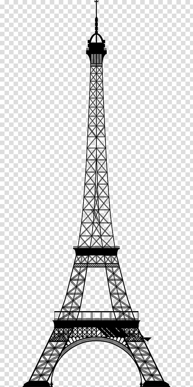 Eiffel Tower Drawing, Silhouette, Paris, Landmark, National Historic Landmark, Architecture, Monument, Spire transparent background PNG clipart