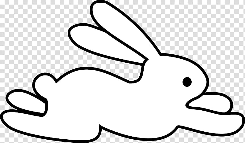 Bunny, Rabbit, Hare, European Rabbit, Line Art, Pet, Cartoon, Animal transparent background PNG clipart