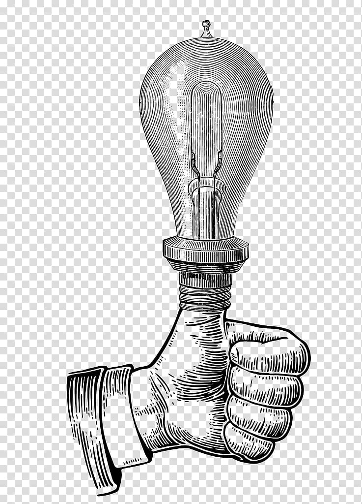 Light Bulb, Thumb Signal, Drawing, Gesture, Ok Gesture, Hand, Bottle Stopper Saver, Incandescent Light Bulb transparent background PNG clipart