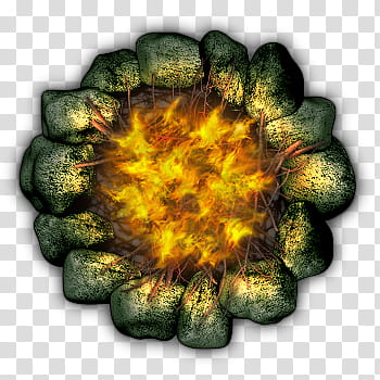 RPG Map Elements , green and yellow flame illustration transparent background PNG clipart
