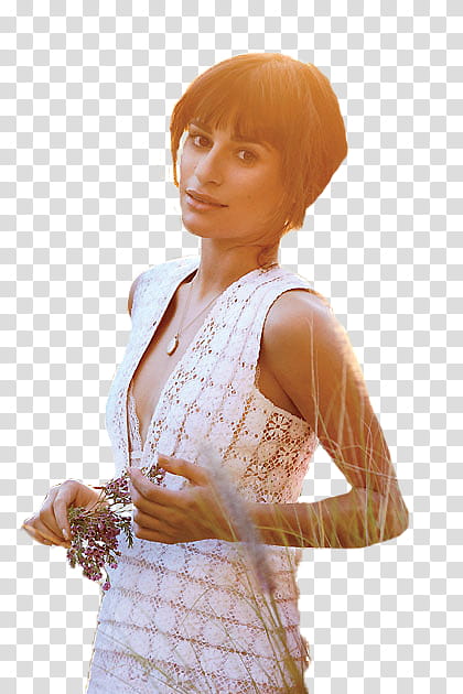 Lea Michele Teen Vogue  transparent background PNG clipart