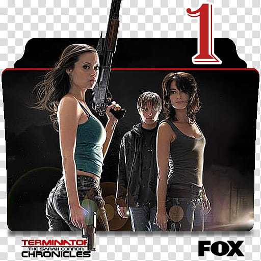 Terminator TSCC series and season folder icons, Terminator TSCC S ( transparent background PNG clipart