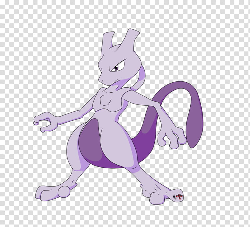 Mewtwo, The strongest mind in the Kanto region transparent background PNG clipart