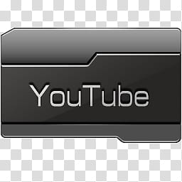 MX Icons DARKFOLD, YouTube, YouTube folder illustration transparent background PNG clipart