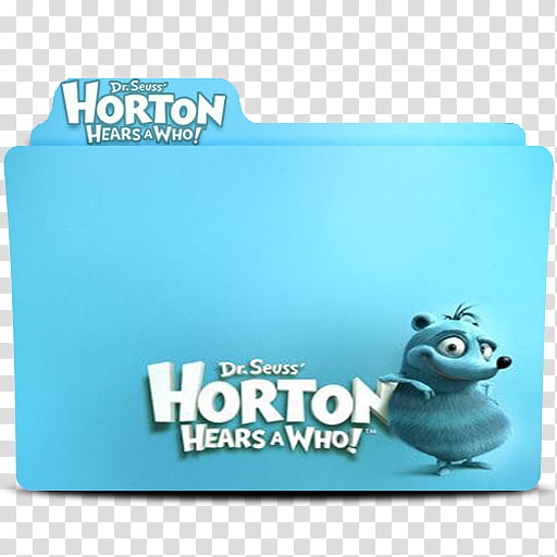 Horton Hears a Who  Folder Icon, DAY..U () transparent background PNG clipart