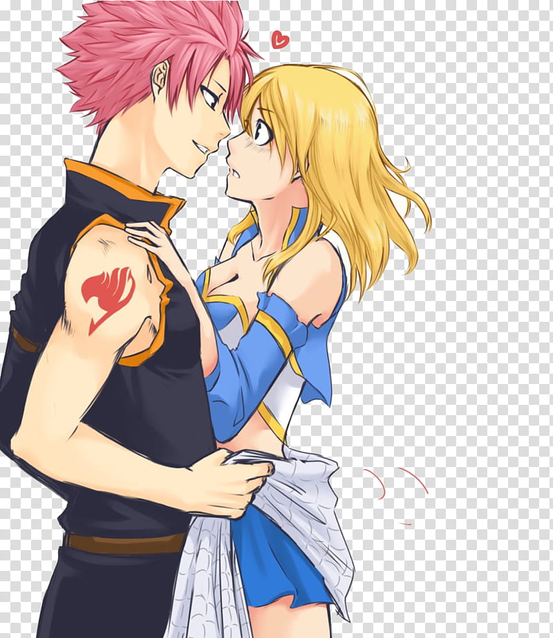 : Natsu x Lucy # (FanArts) transparent background PNG clipart