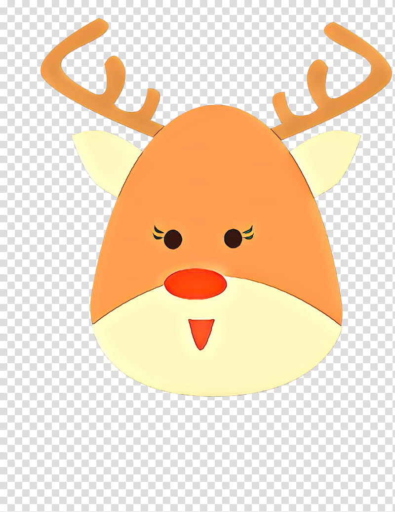 Orange, Deer, Head, Nose, Reindeer, Fawn transparent background PNG clipart