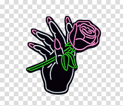 Watch, hand holding flower transparent background PNG clipart