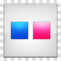 Square Social Icon , Flickr Frameless transparent background PNG clipart