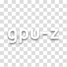 Ubuntu Dock Icons, gpu-z, gpu-z text transparent background PNG clipart