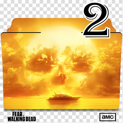 Fear The Walking Dead season folder icons, Fear The Walking Dead S ( transparent background PNG clipart