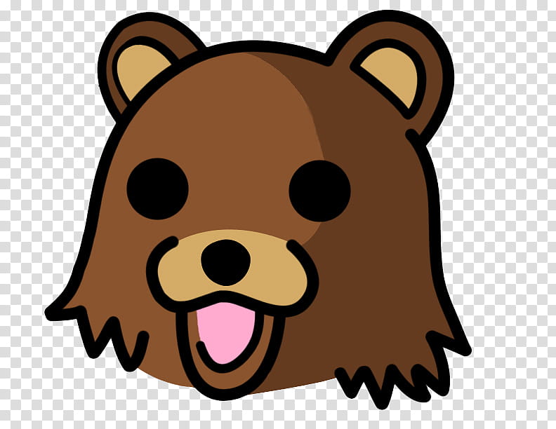 brown bear head emoji transparent background PNG clipart