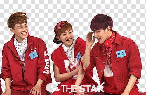 chen xiumin bekhyun weekly idol transparent background PNG clipart