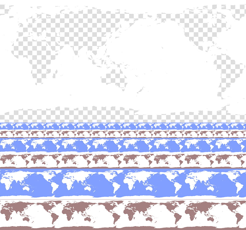 Horizontal Seamless World Map, white and blue map transparent background PNG clipart