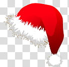 Gorrito De Navidad, red Santa hat transparent background PNG clipart