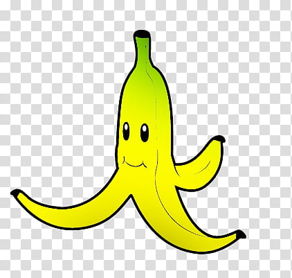 Super Mario, yellow banana transparent background PNG clipart