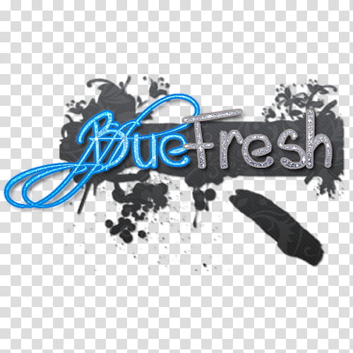 Txt Blue Fresh transparent background PNG clipart