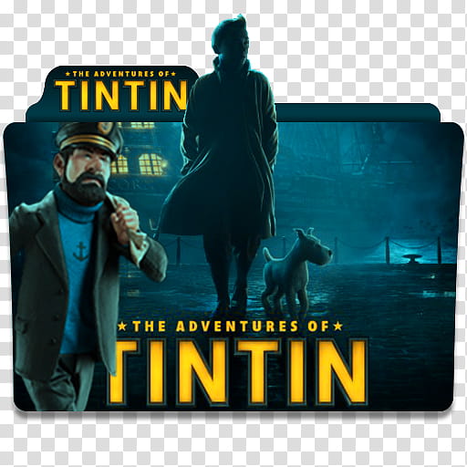 The Adventures of Tintin  Folder Icon , DAY..U () transparent background PNG clipart