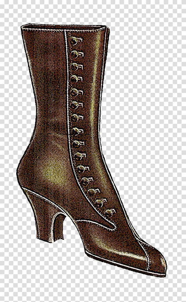 footwear boot shoe high heels brown, Durango Boot, Leather transparent background PNG clipart