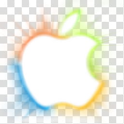 Glossy Apple Logo PNG Image