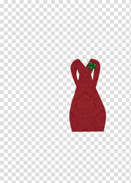 ropa para dolls de navidad, women's red V-neck long-sleeved dress art transparent background PNG clipart