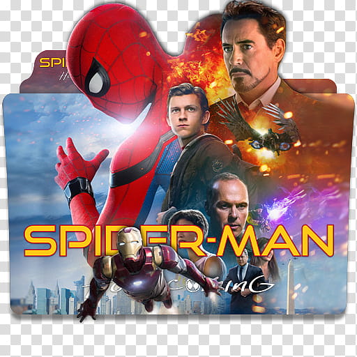 Spider Man Homecoming  Folder Icon v, SpiderManHomecoming_v transparent background PNG clipart