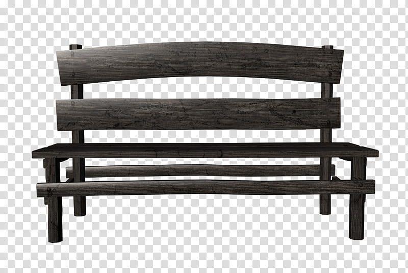 D Wooden Bench, brown wooden bed frame screenshot transparent background PNG clipart