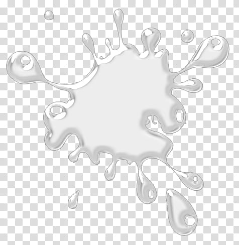 white liquid splatter illustration transparent background PNG clipart