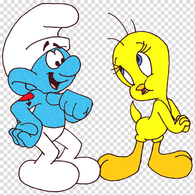 The Smurfs - Original animation cel of Smurfette, Grouchy and another –  Gallery Animation