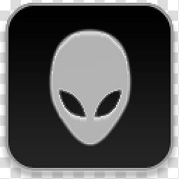 Albook Extended Dark Alien Icon Transparent Background Png Clipart Hiclipart