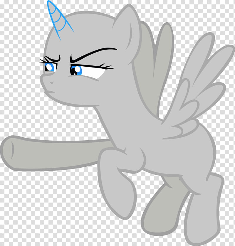 Curious Pegasus Base base, grey My Little Pony character illustration transparent background PNG clipart