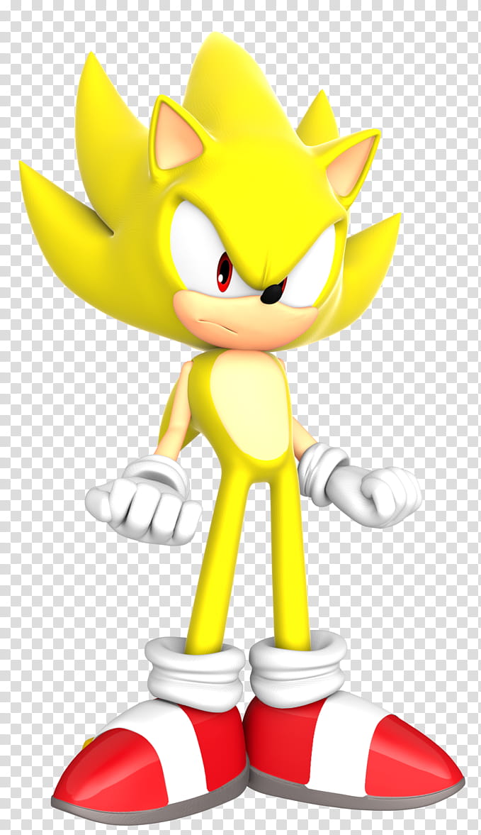 Super Sonic Style transparent background PNG clipart