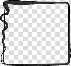 Frames, black snake and box frame transparent background PNG clipart