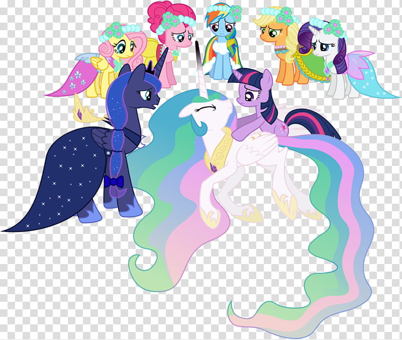 Princess Celestia Defeated (Extended), My Little Pony illustration transparent background PNG clipart