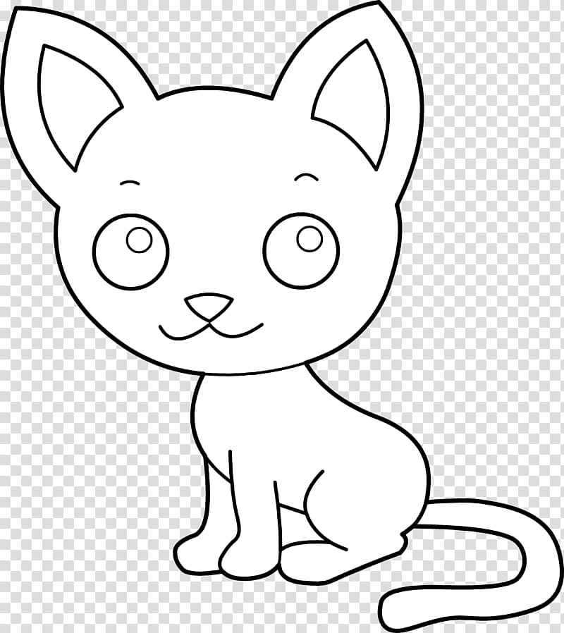 Book Black And White, Cat, Kitten, Coloring Book, Cats Coloring Book, Line Art, Pink Cat, Drawing transparent background PNG clipart