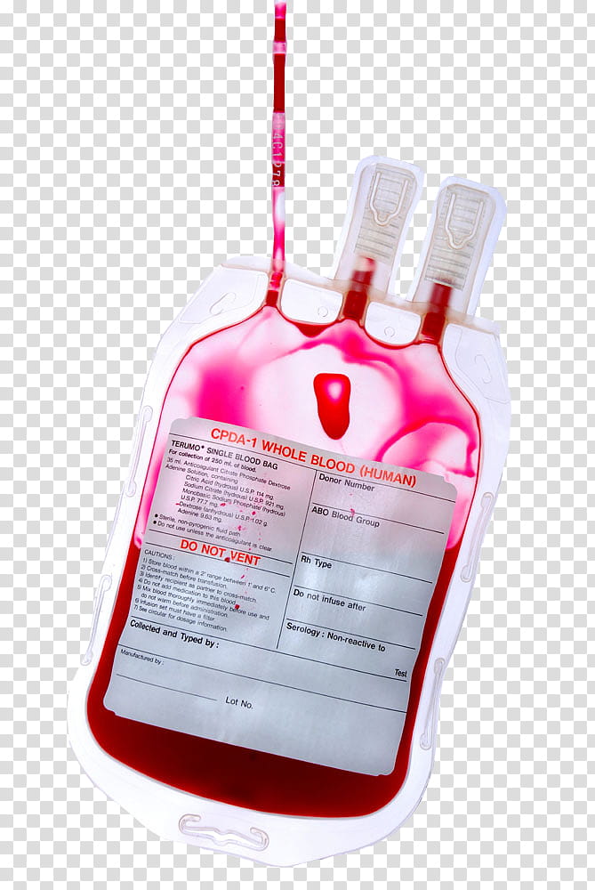 Medical Treatment, Whole Blood bag transparent background PNG clipart