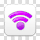 purple Wifi logo transparent background PNG clipart